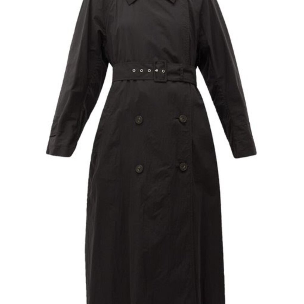 WEEKEND MAX MARA Tebe black trenchcoat | Women's US 8